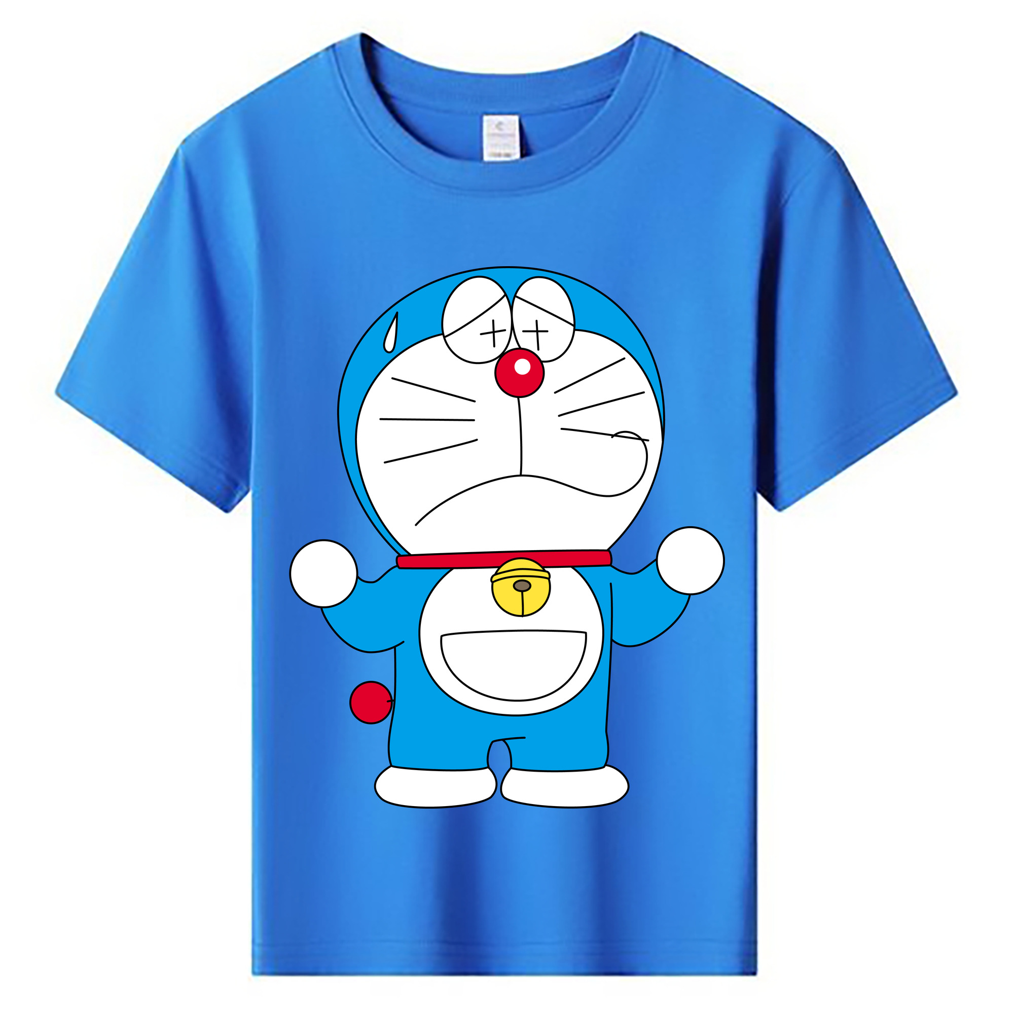 （画像用） ドラえもん Doraemon 綿100％キッズTシャツ（フロントプリント）